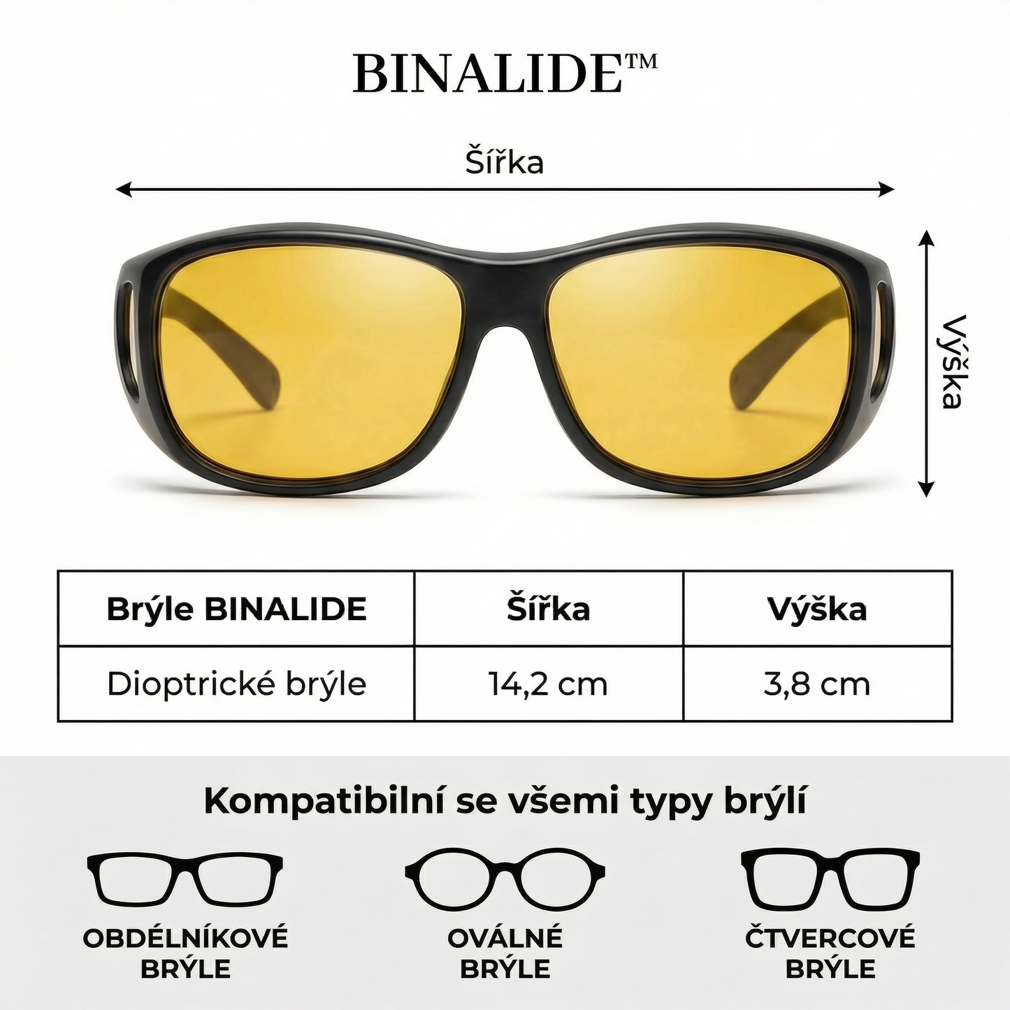 Binalide™ - Zbavte se agresivních světlometů