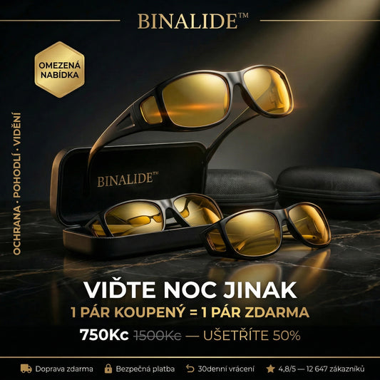 Binalide™ - Zbavte se agresivních světlometů