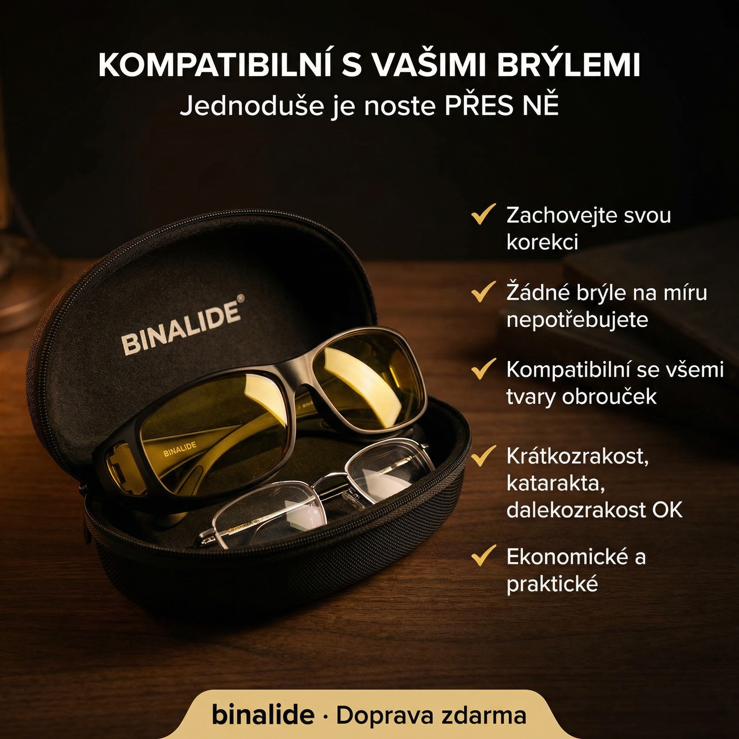 Binalide™ - Zbavte se agresivních světlometů